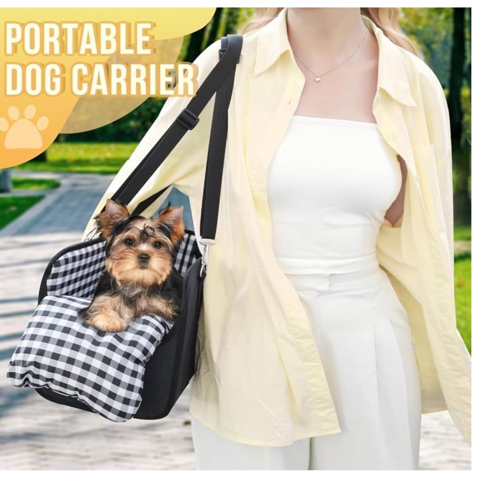 SlowTon console dog car seat for pets up to 11 lbs NWT AS IS missing 1 clip - Picture 7 of 9